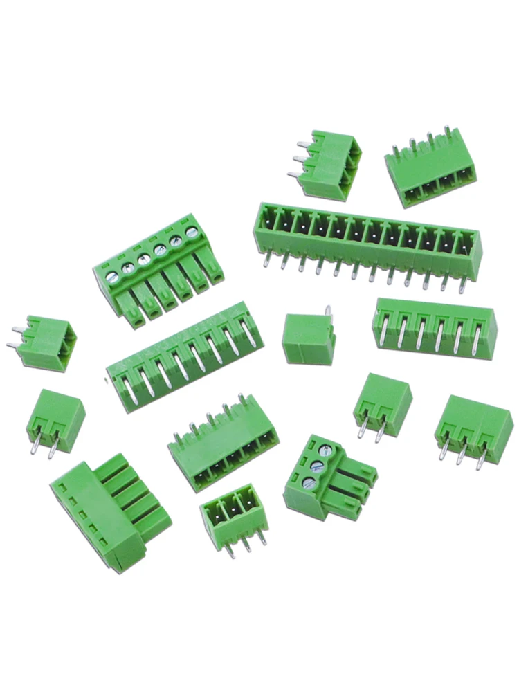 KF2EDG 3,81 MM-2P/3/4/5/6/7/8/9/10/11/12P conector enchufable terminal de cableado PCB pin recto/doblado + enchufe