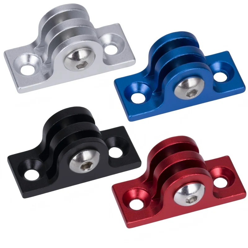 Aluminum Alloy Base Connecting Bracket Fixing Seat Mount For GoPro Hero 13 12 11 10 9 8 7 6 5 Insta360 X4 DJI Osmo Action 5Pro 4