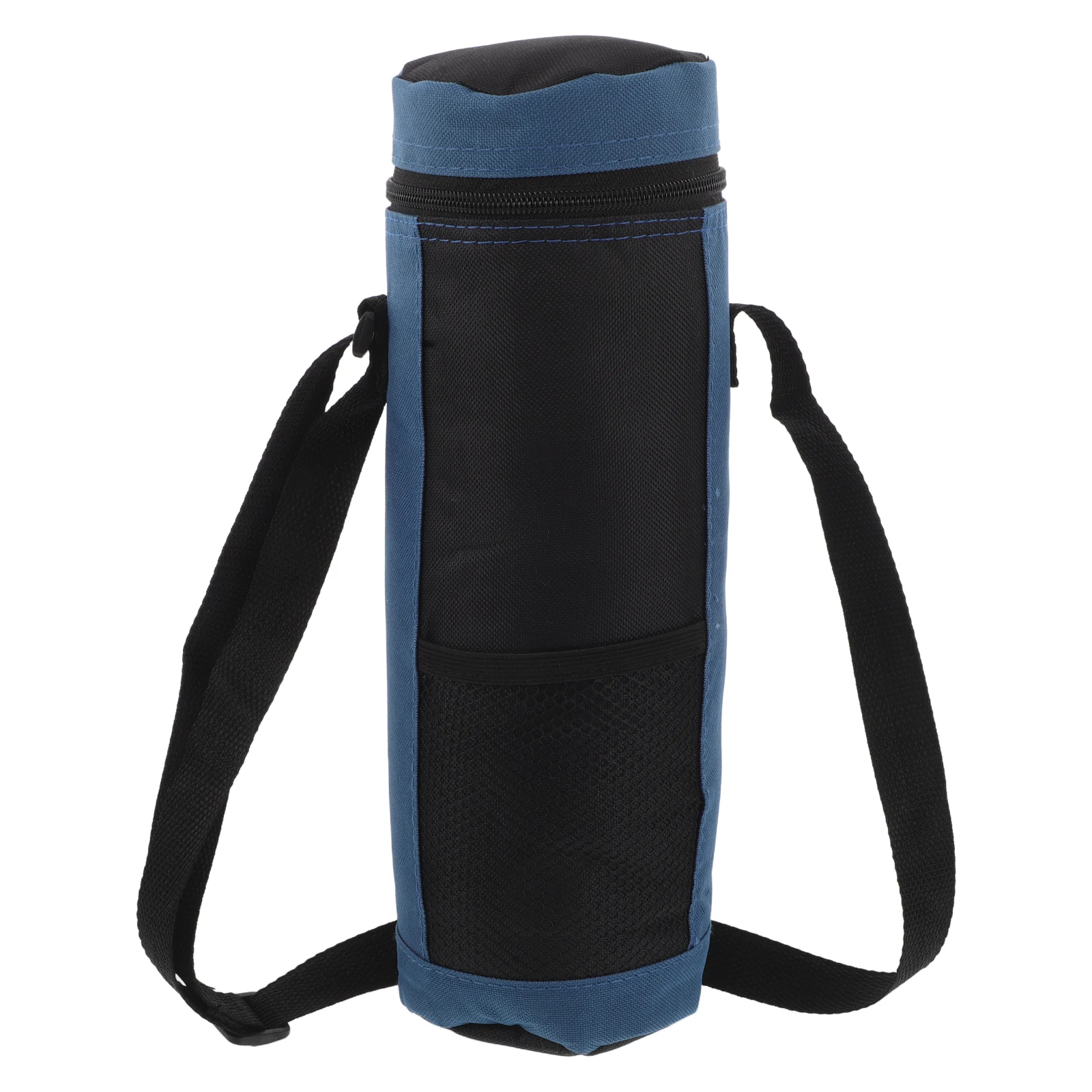 

1pc Outdoor Folding Water Bottle Bag Insulated Cooler Portable Travel Beverage Tote Picnic Lunch Drink Gear Holder