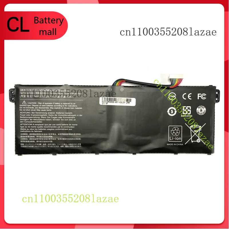 

48Wh AC14B8K Laptop Battery for Acer Chromebook CB5-311 CB3-531 CB5-571 ES1-511