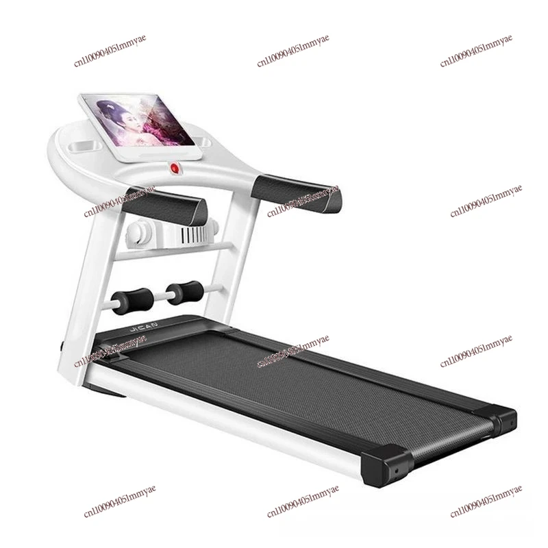 

Foldable Treadmill with Adjustable Slope and Full Shock Absorption Power for Home Use