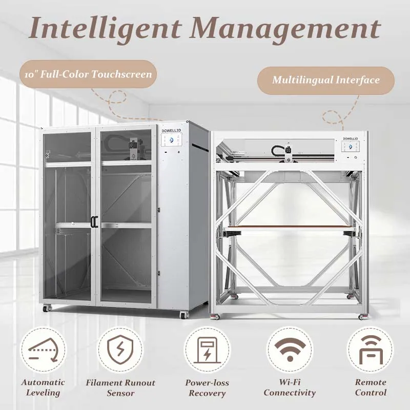 Heavy Industrial 3d Printer 1000*1400*1000mm Large Size High Speed 3d Model Statues Printer Aluminum Frame 500mm/s - view 3