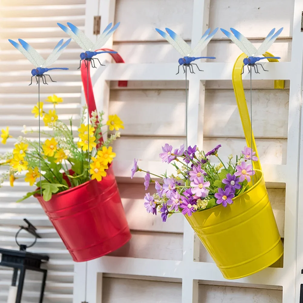 20-3pcs Simulation Dragonfly Clip Bug Deterrent Realistic Dragonfly Hat Clip Bug Repellent Dragonfly Home Garden Decor
