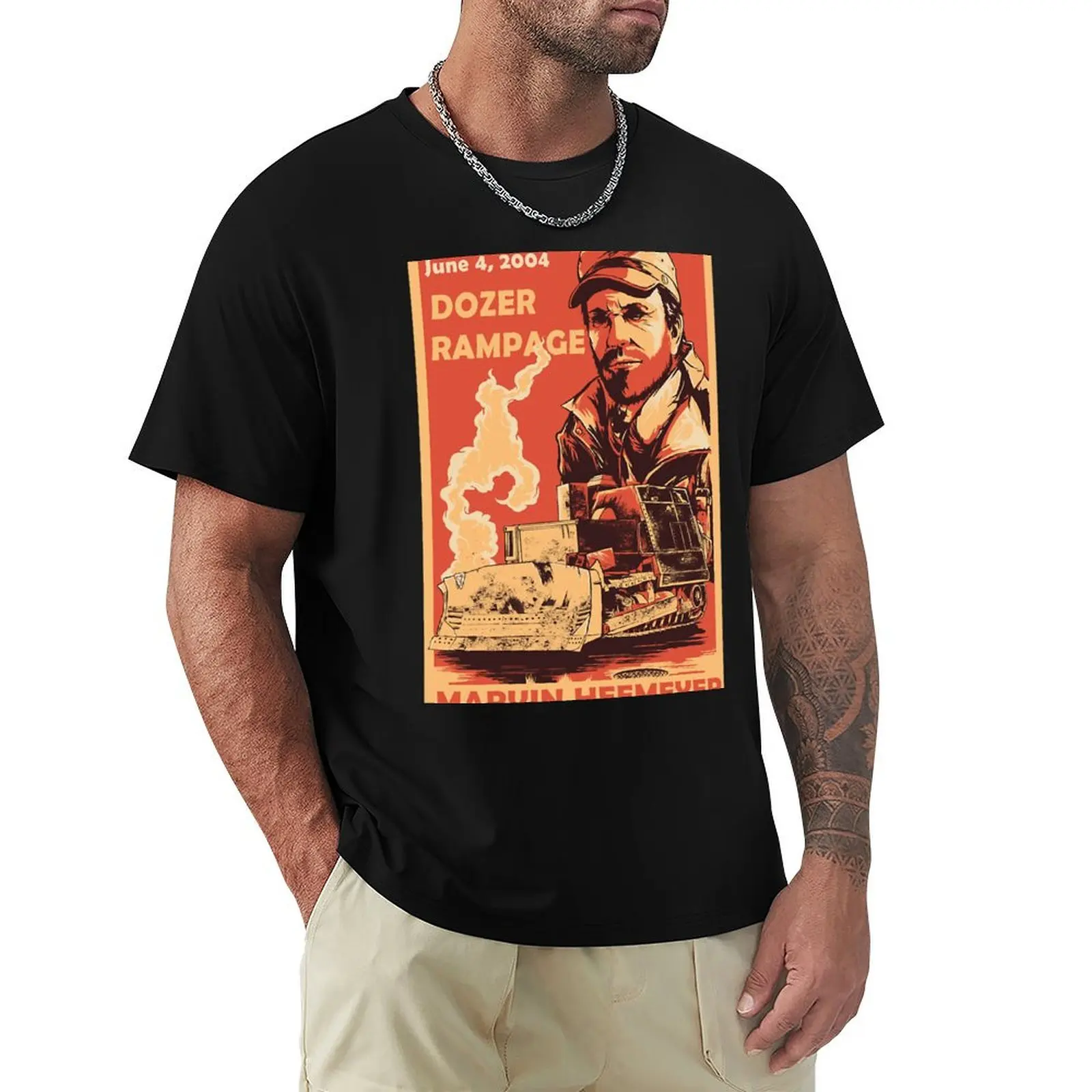 

Marvin Heemeyer T-Shirt summer tops cute clothes plus size men clothing