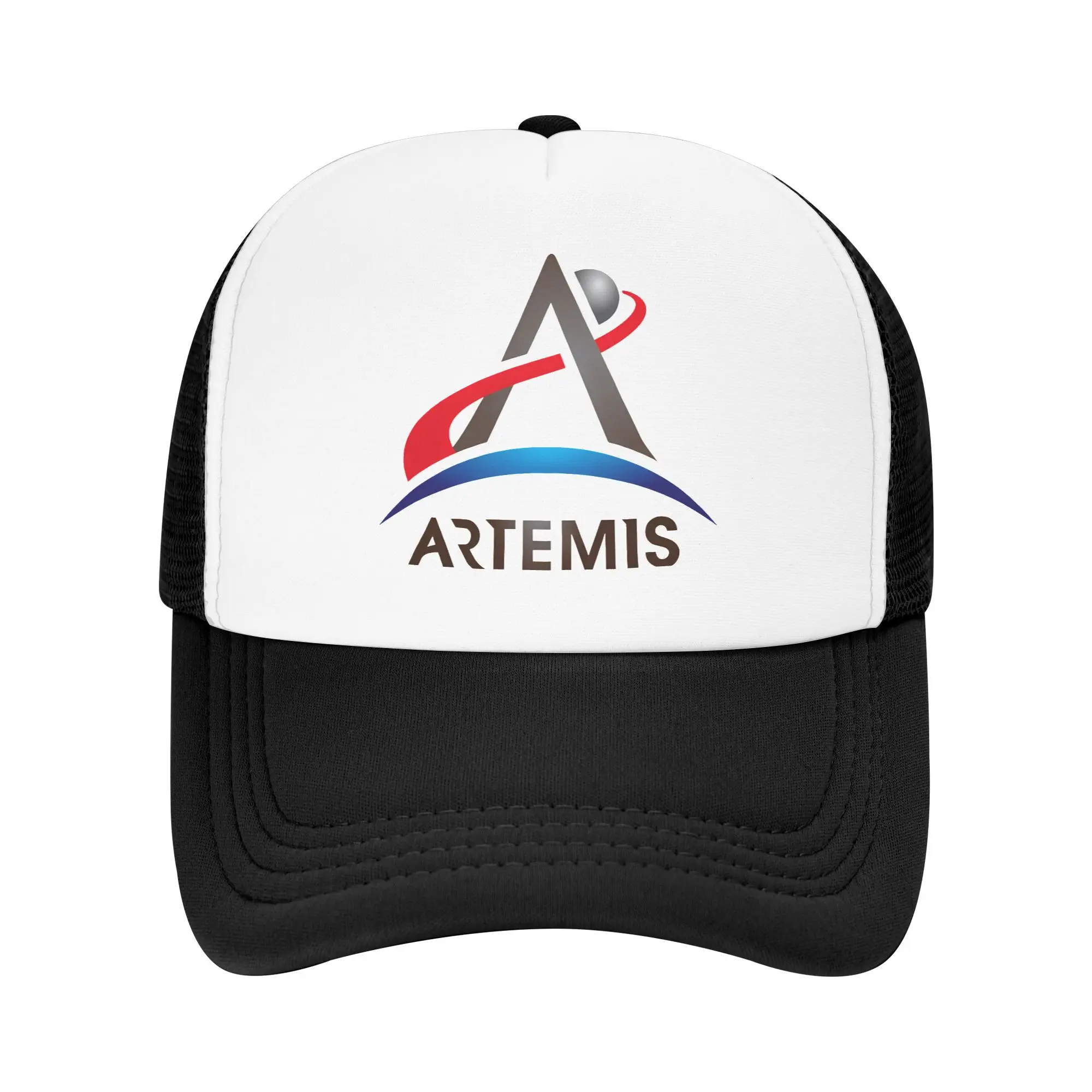 Artemis II Mission To The Moon 2026 Artemis 2  Merch Mesh Trucker Hat Summer Breathable  Mesh-back Sun Caps Fashion Adjustbale