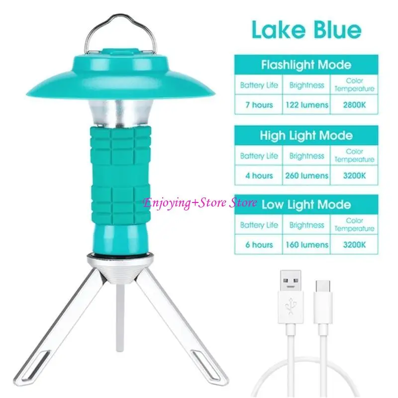 

Портативный лагерь G6DA с магнитным светодиодным подвесным лампой USB Tent Light