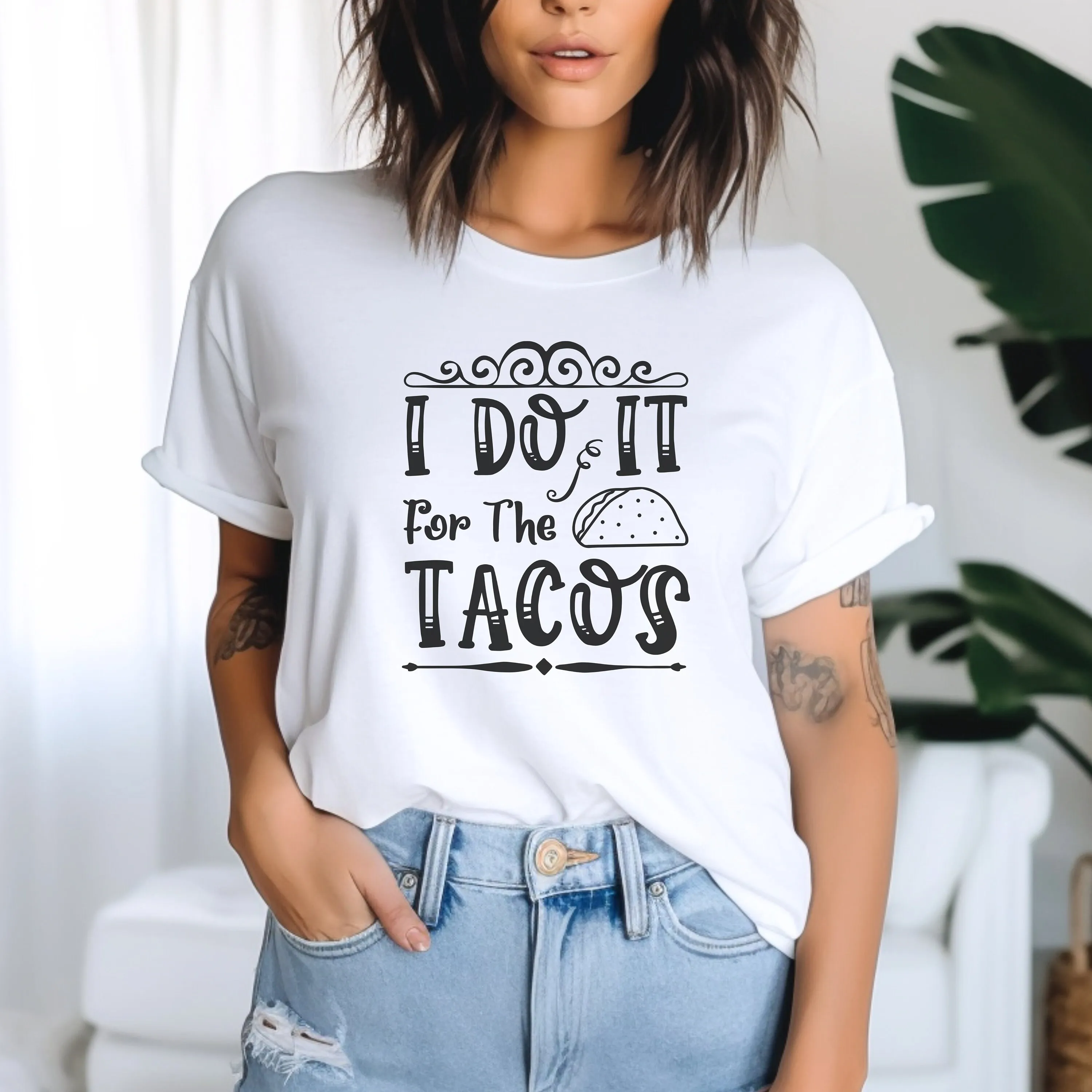 

Футболка «Я делаю это для тако» для тренировок, мотивация, подъем в тренажерном зале