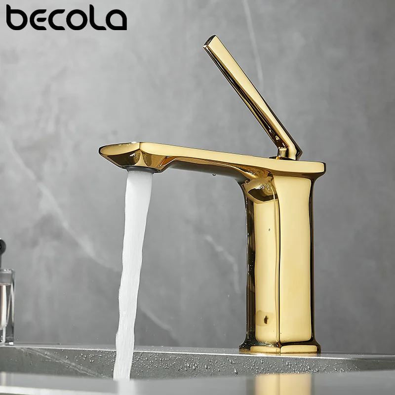 

Black Bathroom Faucets White Chrome Brass Basin Sink Faucet Deck Mounted Single Handle Spray Cold and Hot Water Sink Taps Crane