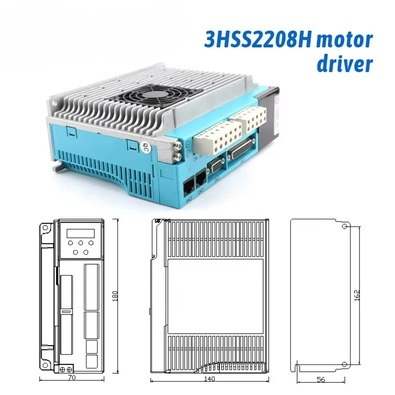 

16 Nm 3 Phase Nema 42 Closed Stepper Motor Hybrid Servo Motor 3hss2208h Driver With Frame 110 Easy Stepping Motor