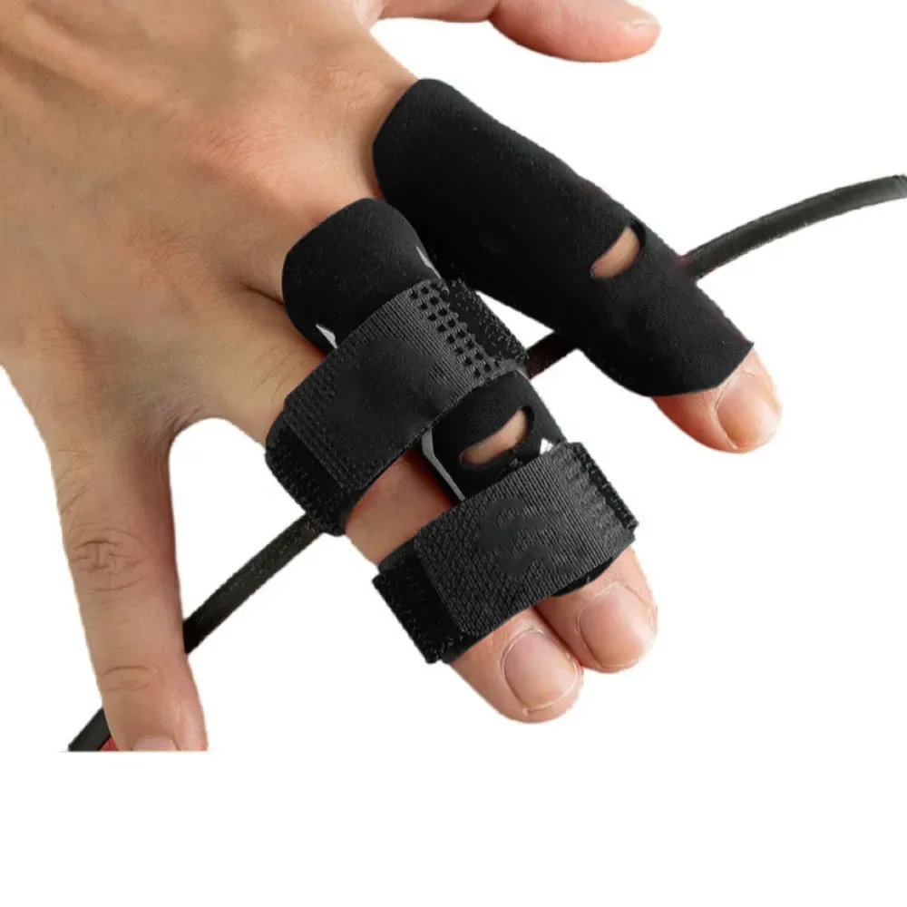 Adjustable Finger Splint Support Brace Sleeve Breathable Basketball Volleyball Finger Joint Protector Sports Finger Guard