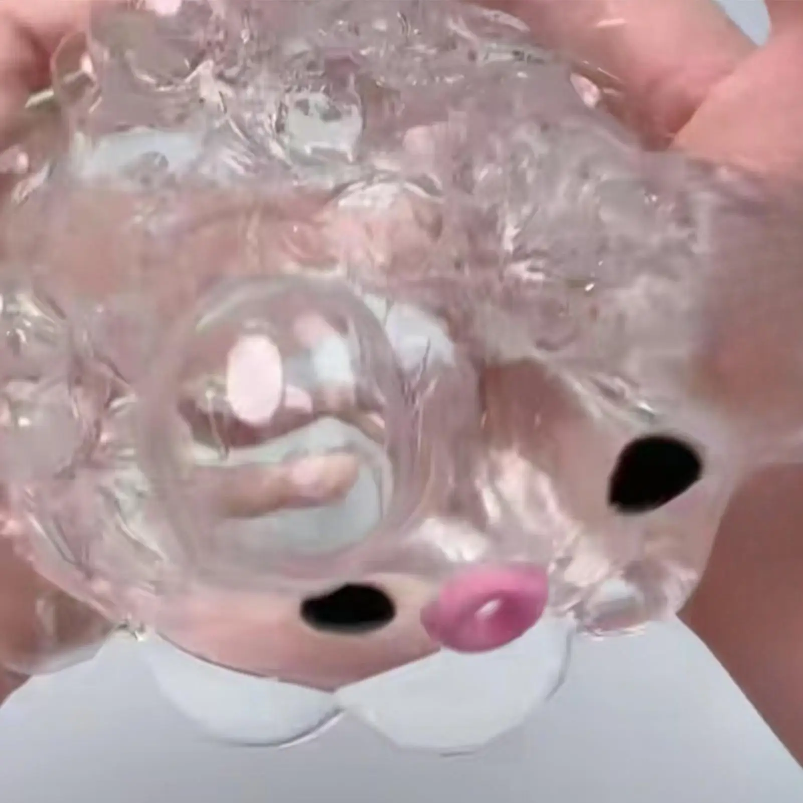 Squeezing Acne TPR Crystal Ball Transparent Simulation Water Ball Pinching Toy Solid Creative Bubble Octopus Pinching Toy