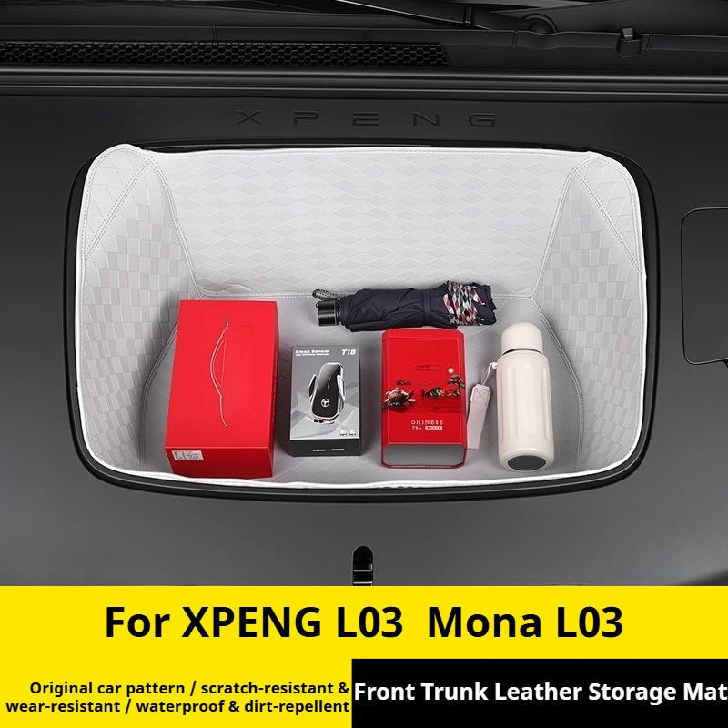 For XPENG Mona L03 Frunk Mat Trunk Liner Special Car Interior Protective Pad Mod Accessories