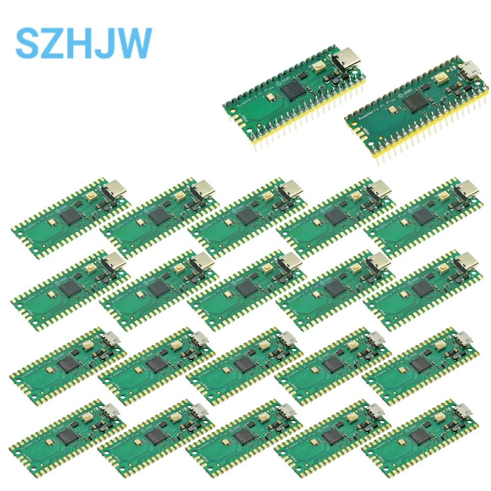 1/5/10pcs PICO Dual-core RP2040 Supports Mciro/TYPE-C Python Microcontroller Development Board For Raspberry Pi 