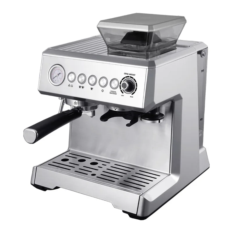 Professional 15Bar Espresso Machine Semi-Automatic Coffee Machine with Coffee Bean Grinder