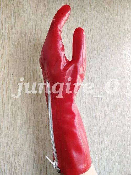 قفازات اللاتكس المطاط Fiesz Finger mit witteem Reißverschluss حفلة تنكرية الكرة 0.4 مللي متر حجم S-XXL #3