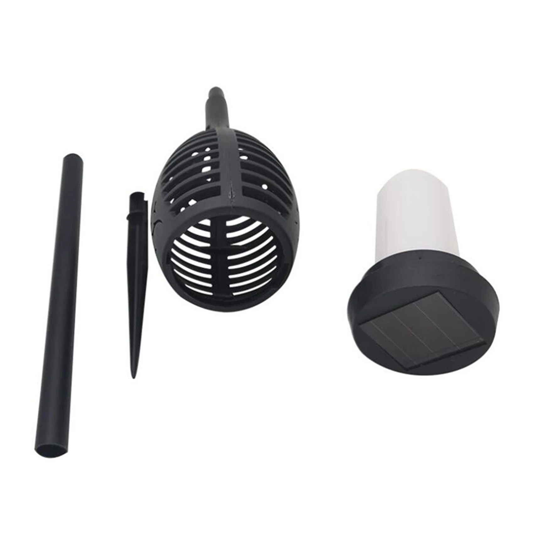 ABXD 4 Pcs LED Solar Flame Light Lamp Flickering Waterproof Garden Decoration Landscape Lawn Lamp Path Lighting Torch Outdoor