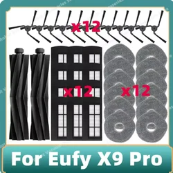 Compatible For Eufy X9 Pro Vacuum Cleaner Side Brush Hepa Filter Mop Cloth Rag Accessories Replacement Spare Parts