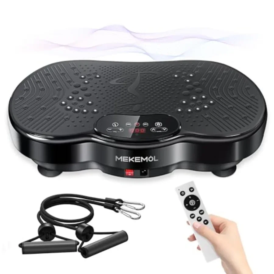 

Vibration Plate Exercise Machine - Vibrating Plate for Lymphatic Drainage, 999 Adjustable Speeds Vibrate Stand Shake Board, 330