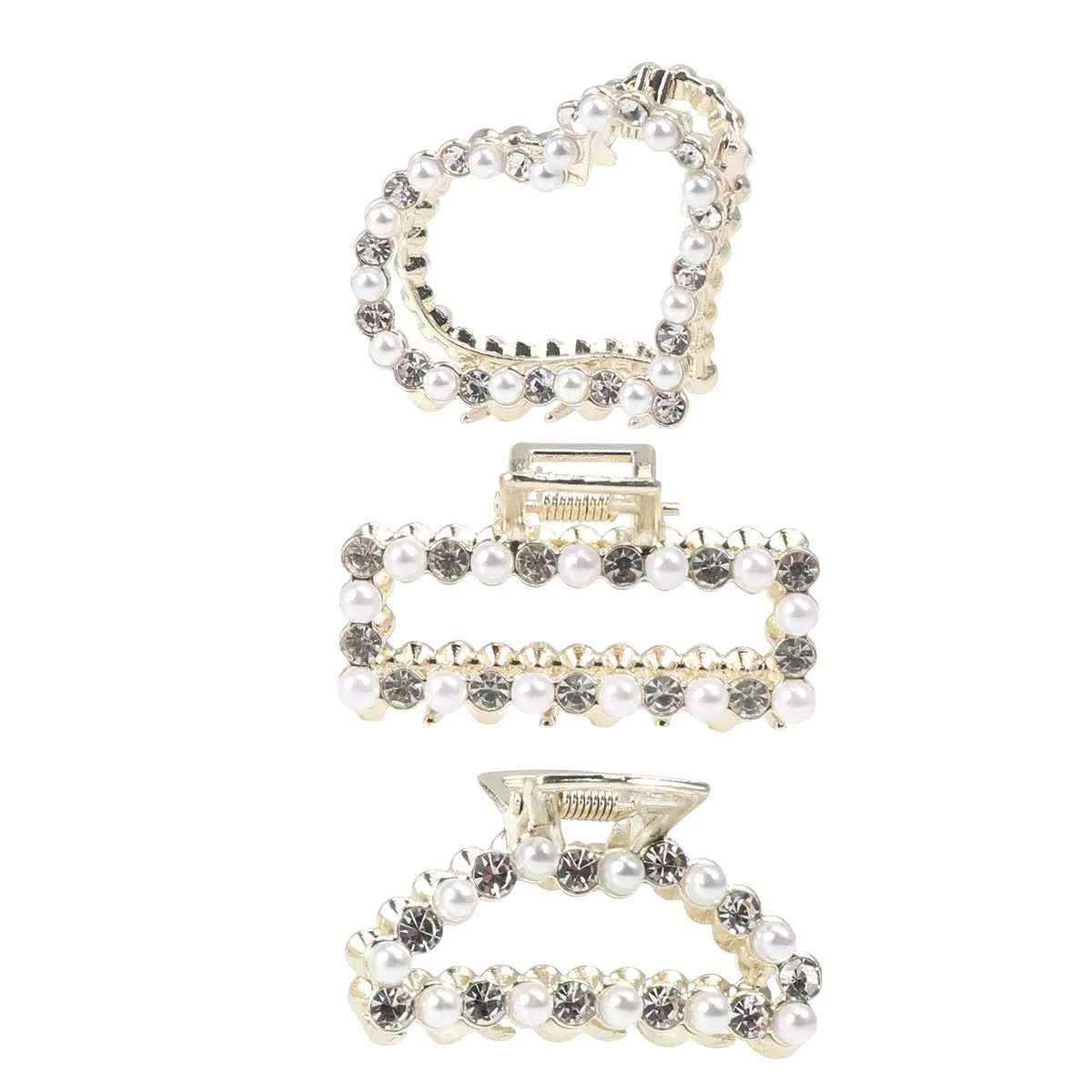 

Набор из 3 заколок для волос с жемчугом, элегантные декоративные заколки для женщин и девушек, для вечеринок, свадеб, дней рождения, модные аксессуары