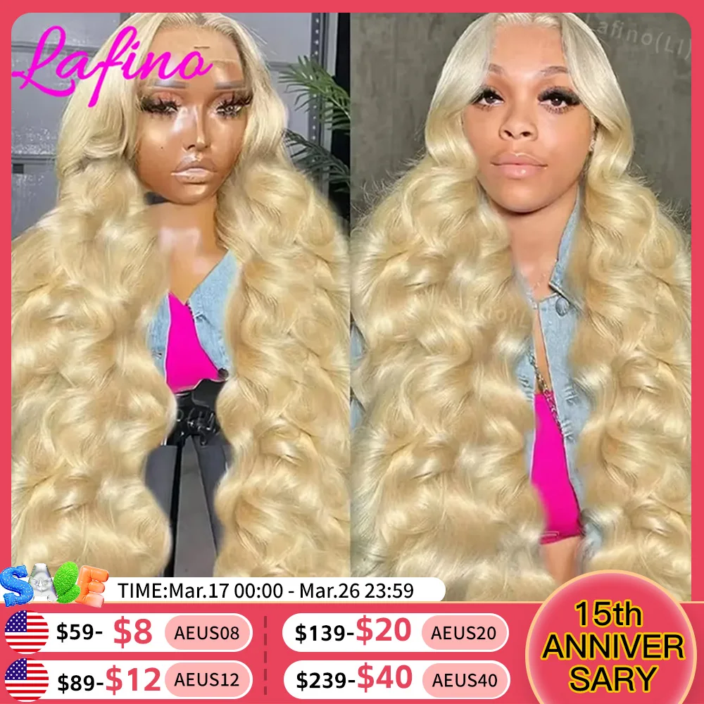 613 Hd Lace Frontal Wig 13x6 Body Wave Human Hair Wigs 30 Inch Honey Blonde Color Wig Brazilian 13x4 Lace Front Wigs For Women