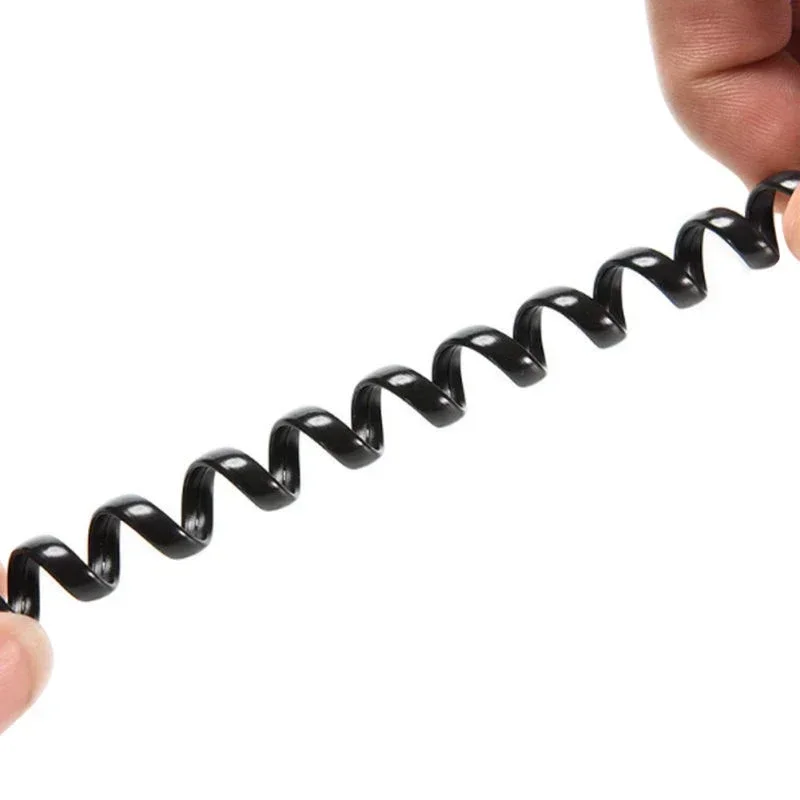 RJ9 Telephone Extension Cable Connector Handset Phone Extension Cord Curly Coiled Cable Spring Wire 4P4C 6Ft/1.85m