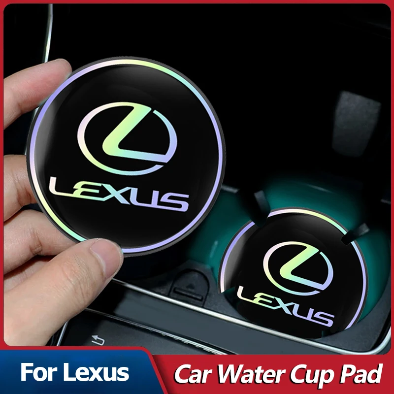 2 قطعة شعار السيارة وسادة أكواب الماء اللون معزول الوقايات حصيرة لكزس RX300 IS200 IS250 ES350 Ct200h UX250h NX300h RX350 ES300h