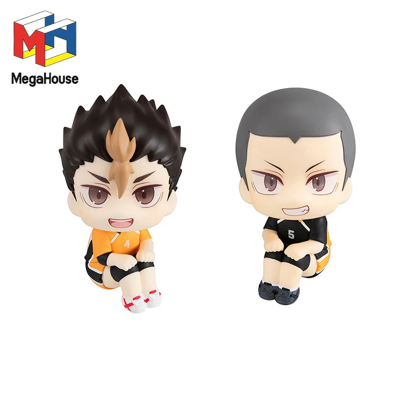 

Haikyuu!! Original Mega House Look Up Ryunosuke Tanaka Yu Nishinoya Anime Figure PVC Collectible Model Boxed Toys Doll Toy Gifts