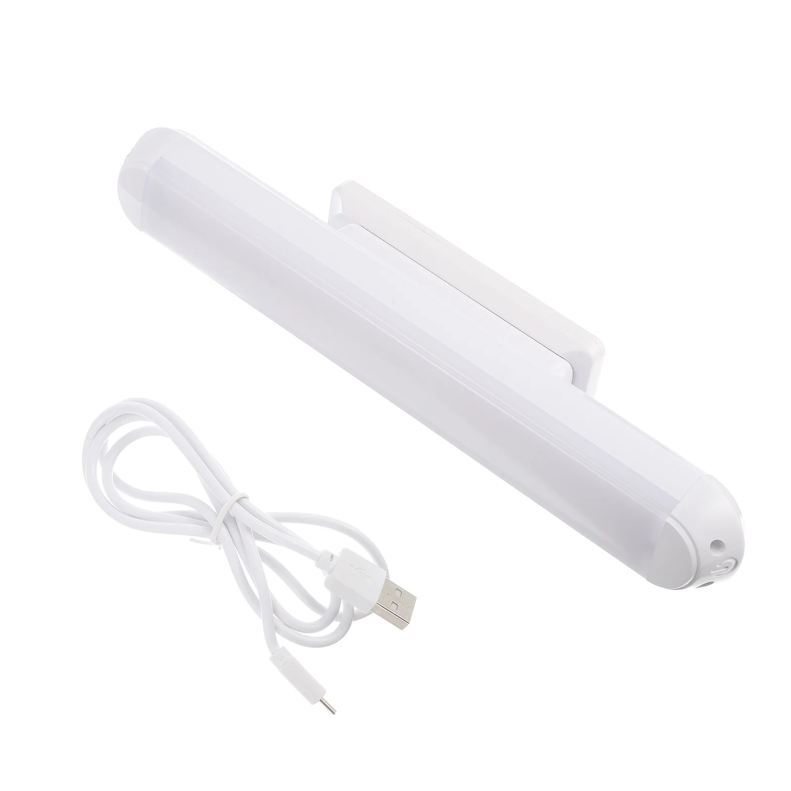 Luz de espejo de maquillaje con carga Usb, iluminación frontal magnética para tocador, baño, Hotel, viaje, lámpara Led portátil, 1 Juego