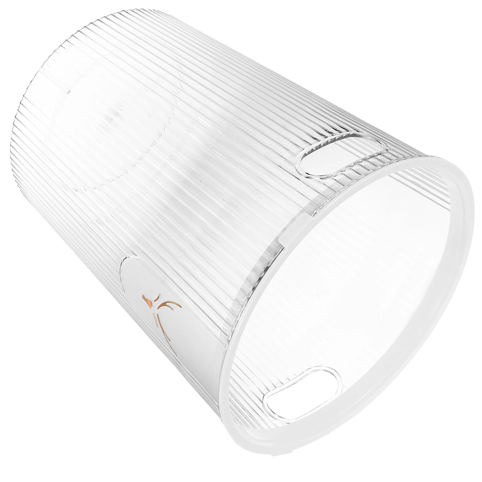 

Sturdy Pet Large Capacity Household Bin For Bathroom Bedroom Office Hotel Plastic Wastebasket With Wide Opening Clear
