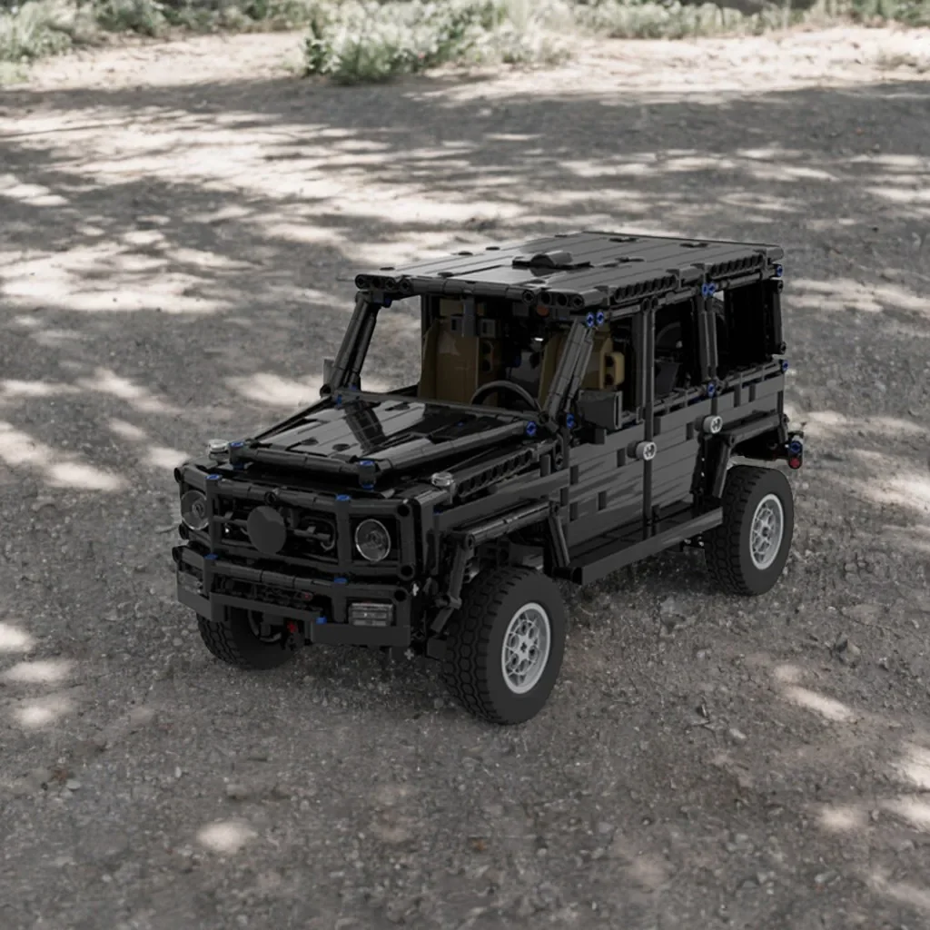 

1629 шт. MOC Mercedeseadr Benzsre AMG G63 Speed Champion автомобиль с питанием DIY развивающие строительные блоки игрушка для детей Рождественский подарок
