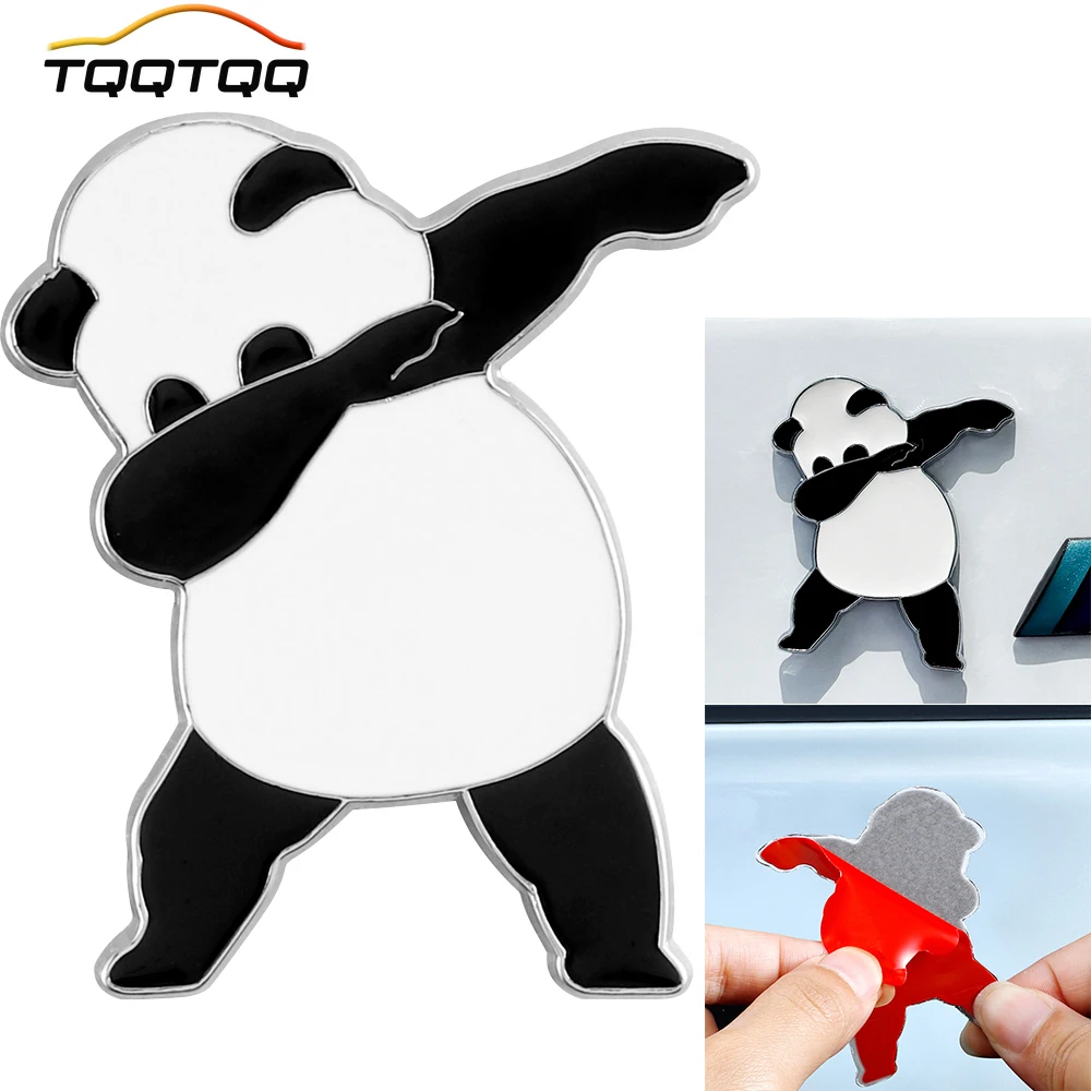 

1 шт., эмблема автомобиля с пандой, 3D значок из цинкового сплава с клеем — наклейка с крестом для автомобиля, грузовика, окна, двери, ящика для инструментов или домашнего декора