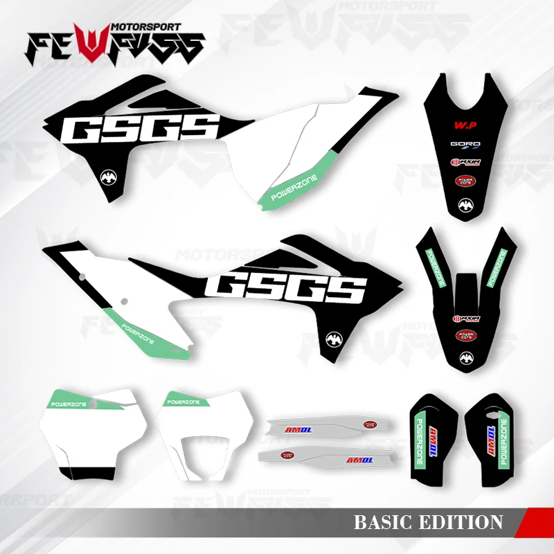 

Графические наклейки Fewfuss, наклейки на мотоцикл, фон на заказ для GASGAS MC EX EC 125 250 300 350 450 2021 2022 2023 008