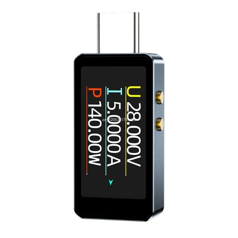 High Accuracy Type C USB Tester for Measuring Voltages and Current in Electronics Dropship