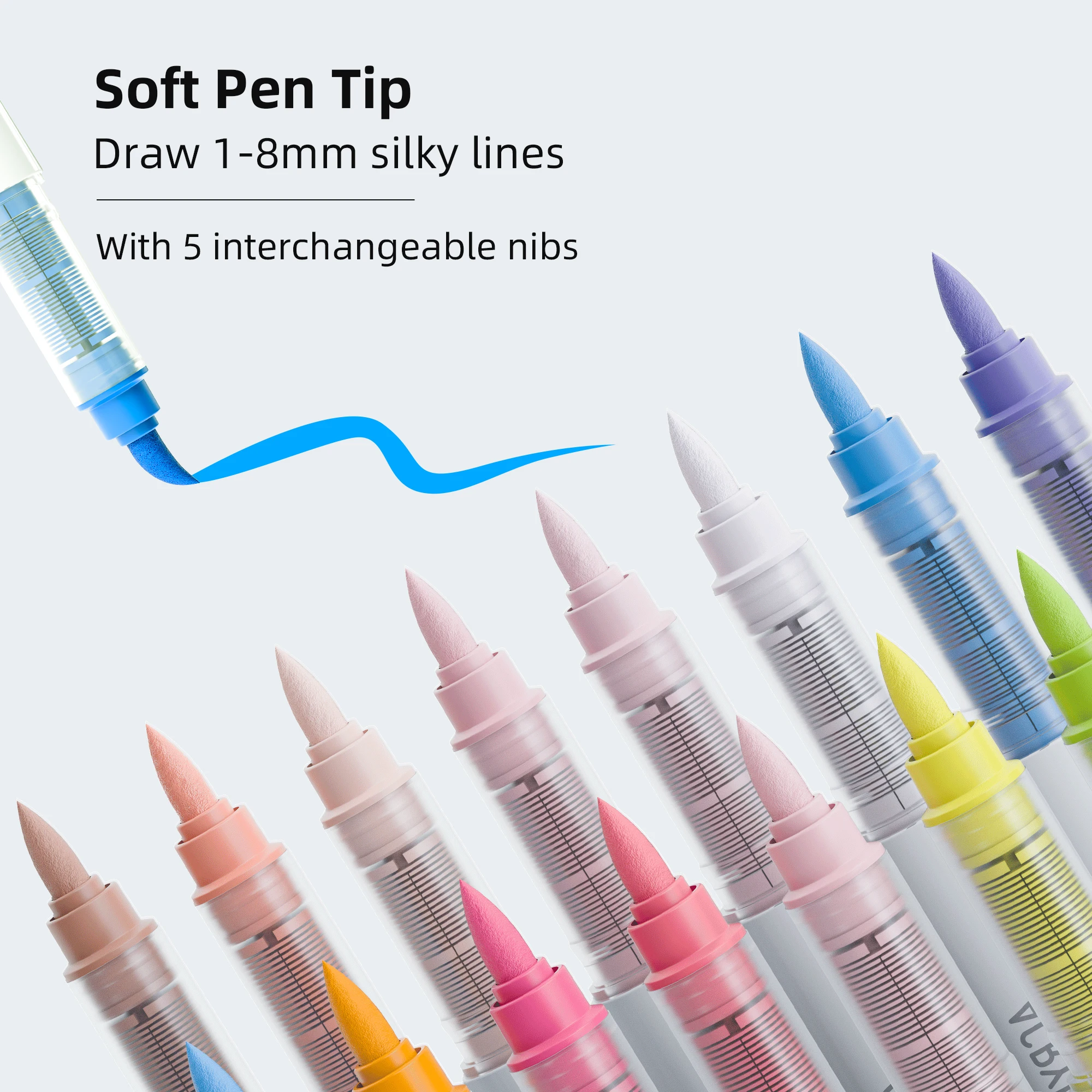 Languo 240 Colors Direct Liquid Acrylic Marker Pens,With Replacement Pen Tips,Students DIY Graffiti Drawning Pen,Painting Pen