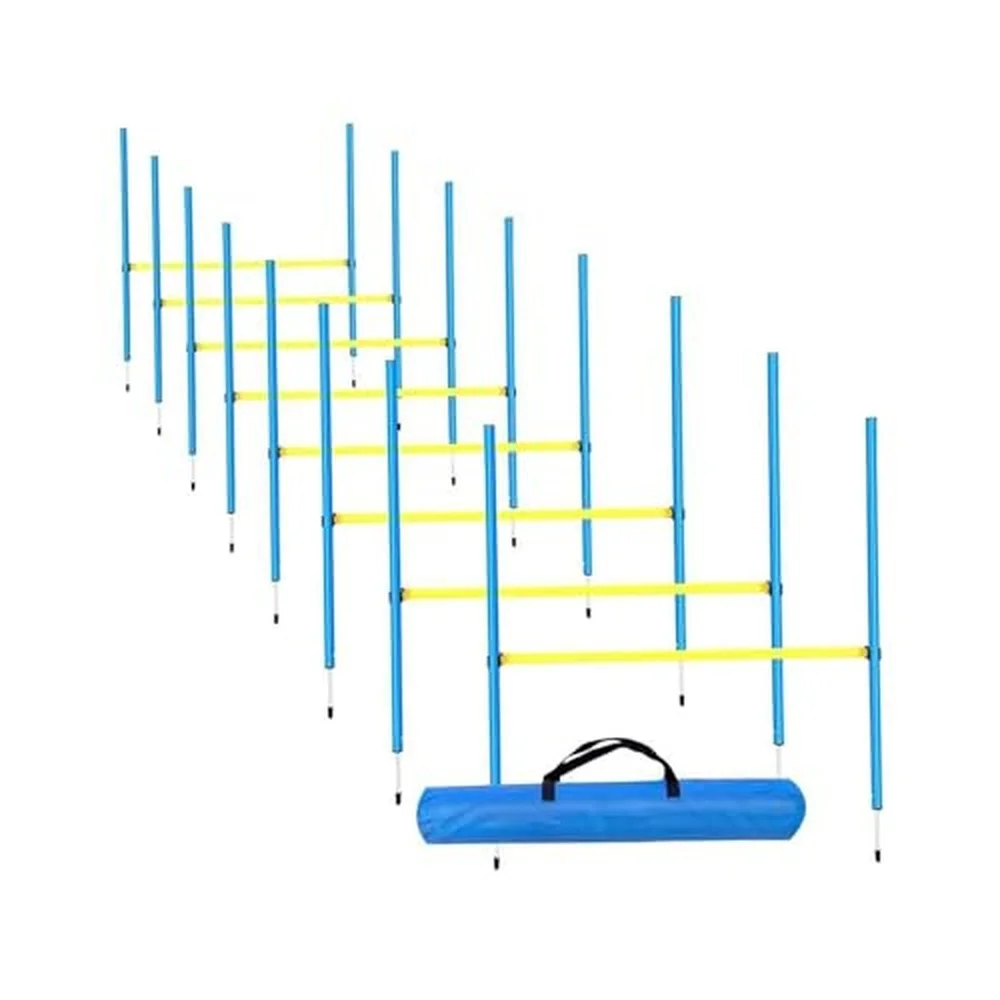 Dog Agility Training Jump Bar Dogs Jump Bar Package Agility Slalom Training Interactive Agility Training Set