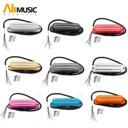 Multi Colour Alnico 2 Mini Humbucker ST Single Coil Size Double Rail Pickup 9K 4 Conduct Output Coil Splitting Alnico II Pickup