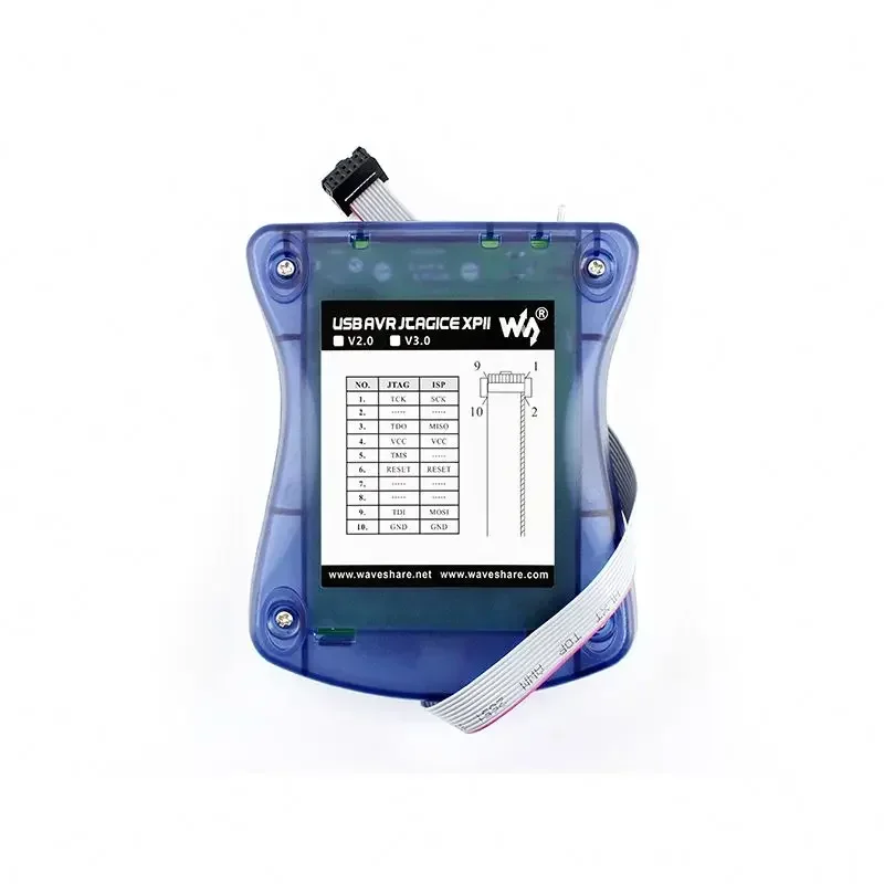 Waveshare USB AVR JTAG ICE XPII مبرمج محاكاة Atmel JTAGICE mkII