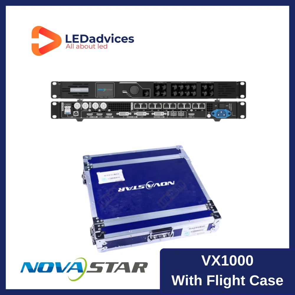 Novastar VX1000 Original Flight Case All in One Controller LED Display Video Control Processor For Stage Event Rental Screens