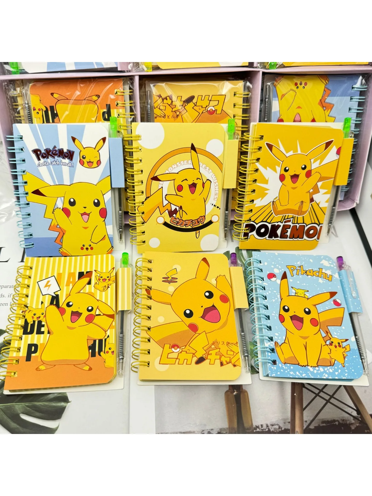 Pokemon Pikachu Notebook Leuke Cartoon Schoolbenodigdheden Draagbare Dagboek Mode Kantoorbenodigdheden Spoelboek Kinderen Vakantiecadeau - afbeelding 2