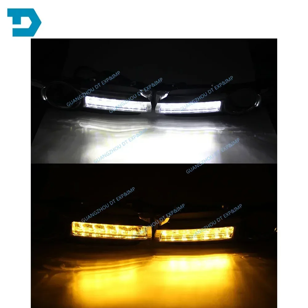 7 Piece Kit Dual Color Daytime Running Driving Light for Montero V98 Led DRL for Pajero Turn Signal Lamp for Shogun V97 V87