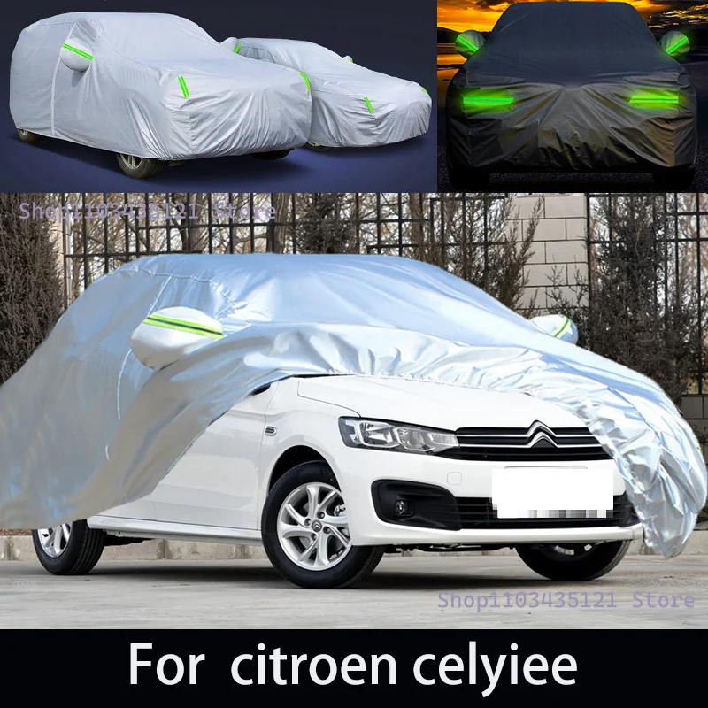 

For citroen celyiee Outdoor Protection Full Car Covers Snow Cover Sunshade Waterproof Dustproof Exterior Car accessories