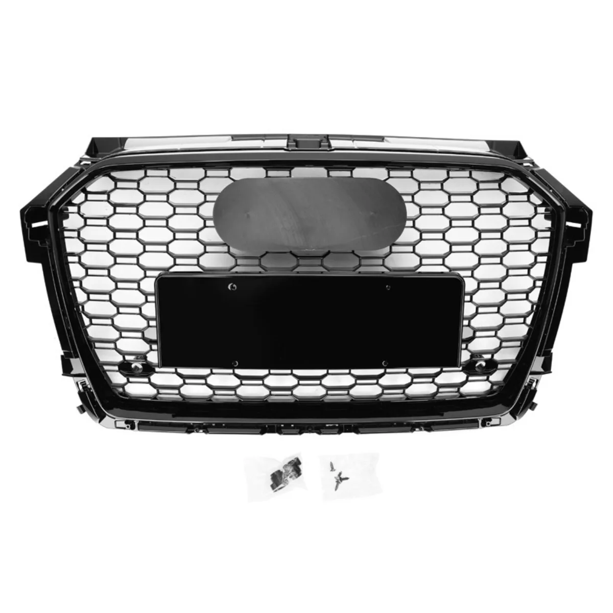 Suitable for Audi A1 Modification and Upgrade, RS1 Sport Model, Honeycomb Mesh Grille