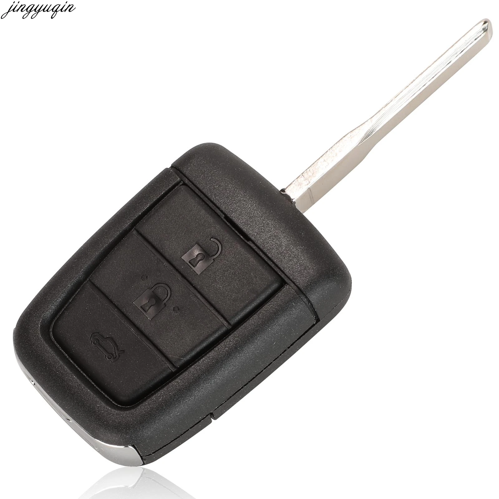 Jingyuqin Remote Car Flip Key Case Shell Modified For Chevrolet Caprice for Holden Commodore VE With 3 + Panic 4 Buttons Fob