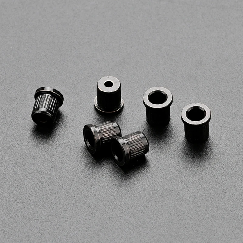 6 Pcs Gitarre Aderendhülsen Gitarre String Caps Schnalle Durch Körper Aderendhülsen Elektrische Gitarre Ersatzteile 69HD – Detail 10