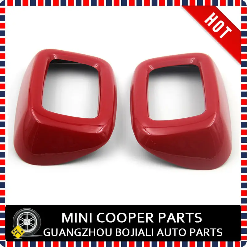 Brand New ABS Material UV Protected Red Color Style Rear Seat Belt Cover For Mini cooper Clubman F54 (2pcs/Set)