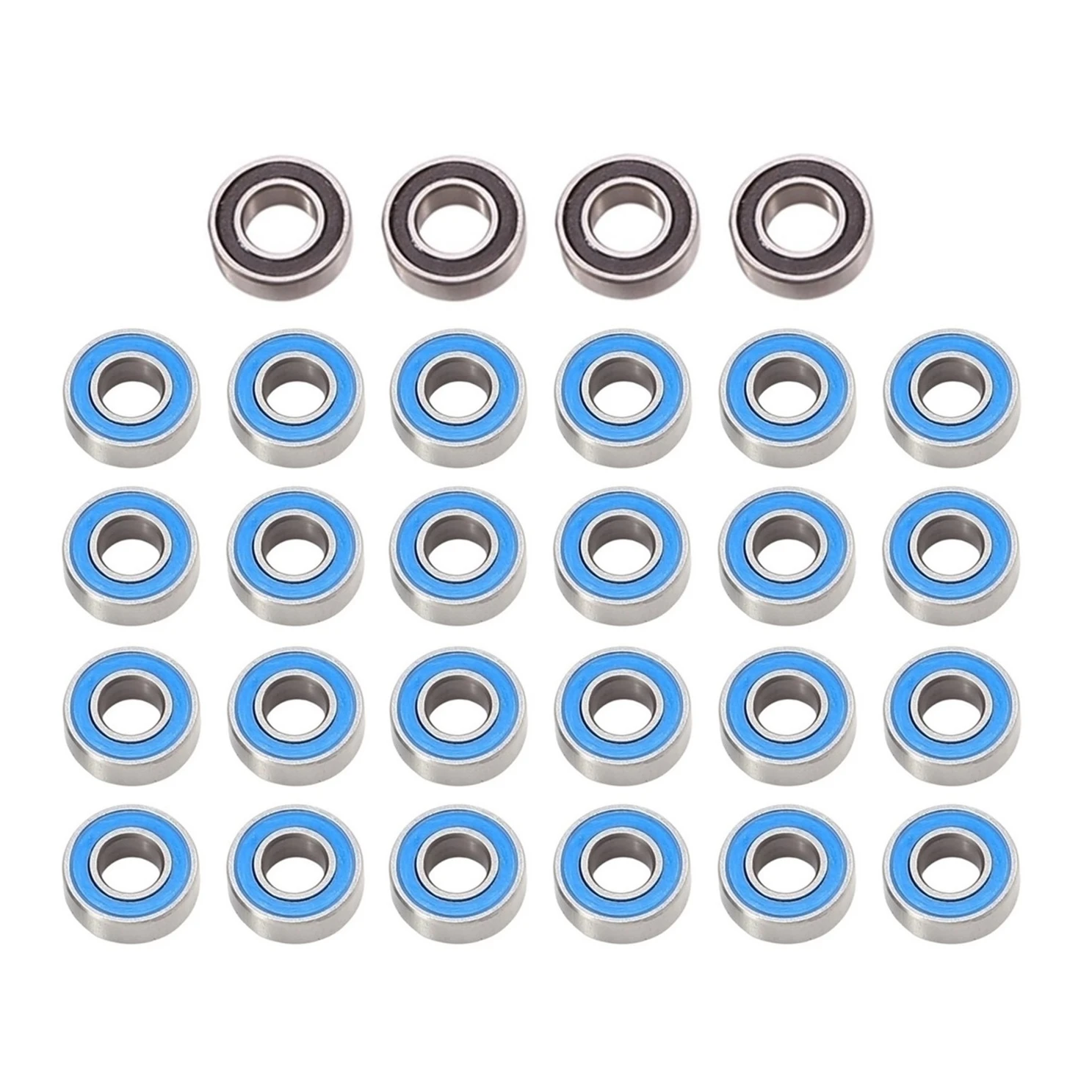 30pcs Sealed Bearing Kit for Tamiya 1/14 Truck Tractor Trailer Semi Grand Knight King Hauler Upgrade Parts