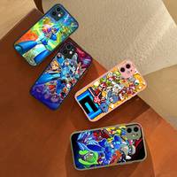 R-Rockman Mega Man Anime Game Phone Case for iPhone 14 11 12 13 Mini Pro Max 8 7 Plus X XR XS MAX Translucent Matte Cover