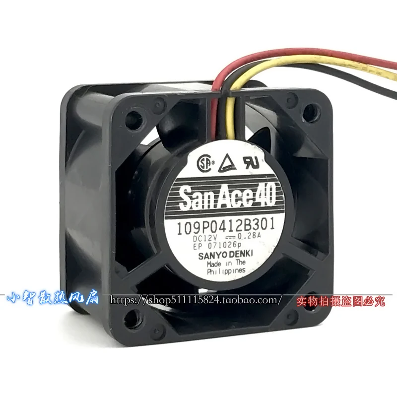 

ORIGINAL 109P0412B301 12V 0.28A 4028 40*40*28mm NEW COOLING FAN RADIATOR