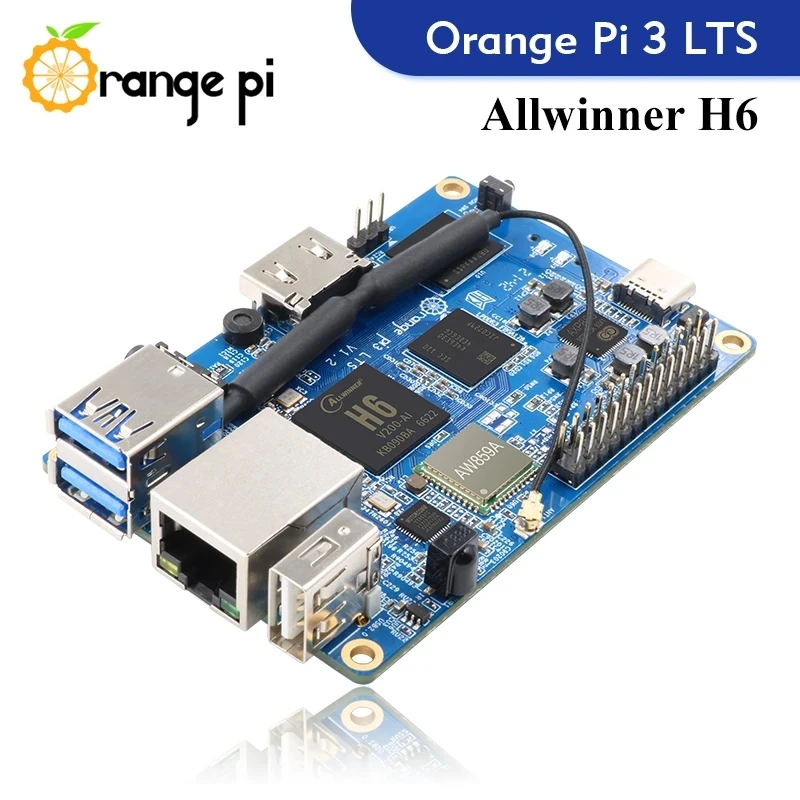 Imagem -05 - Laranja pi Lts Computador de Placa Única 2gb Ram Allwinner h6 8gb Emmc Development Board Executar Android 9.0 Ubuntu Debian os