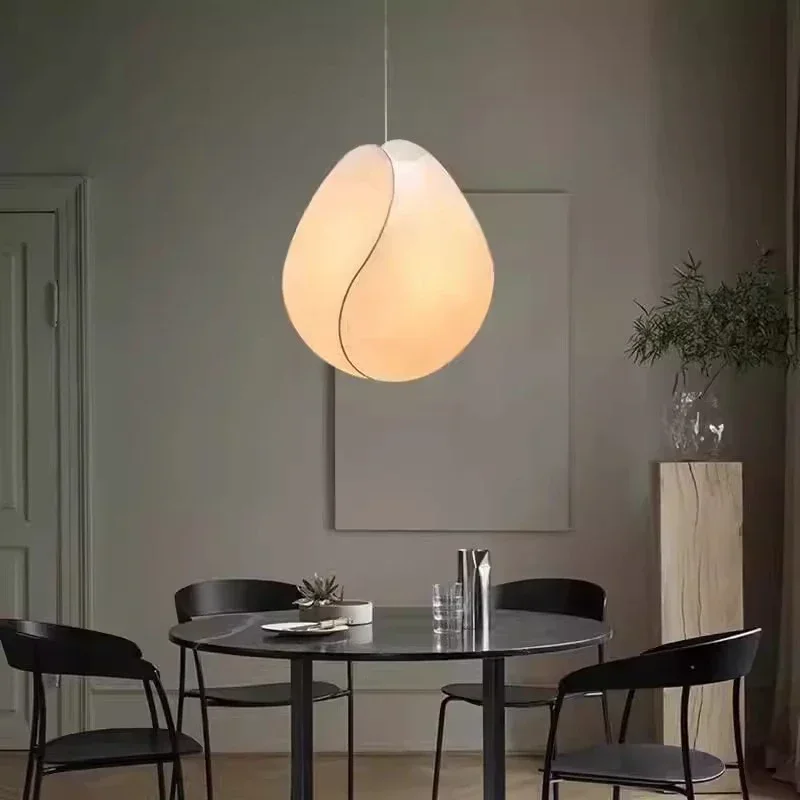 

Modern Silk Pendant Lamp Wabi Sabi Style Suspension Lamp For Living Room Bedroom Cafe Office Decor Art Dining Table Hanging Lamp